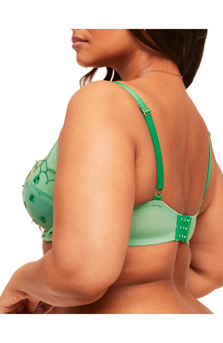 Adore Me Bettie Contour Balconette Bra, Alternate, color, Medium Green