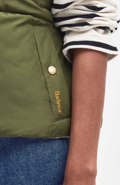 Barbour Fay Puffer Vest In Green