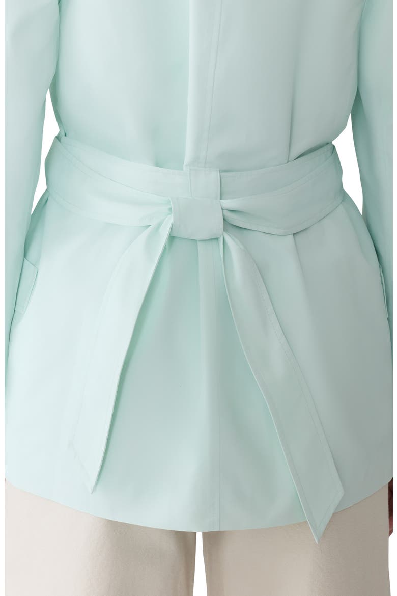 Medina Double Breasted Water Repellent Jacket, Alternate, color, AQUATIC MINT
