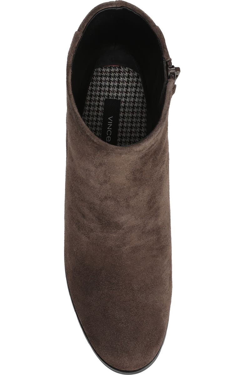 Vince Elora Lugged Plain Toe Bootie, Alternate, color, Cacao Brown Suede
