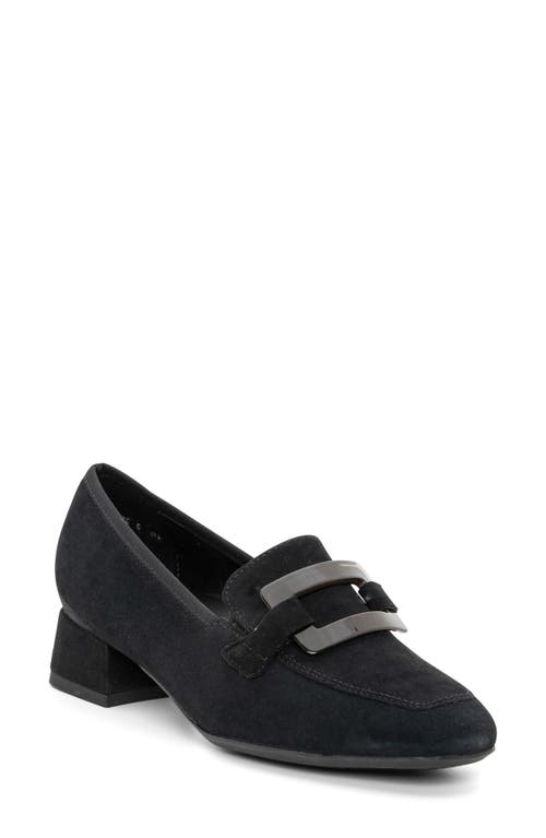 ara Glimmer Loafer Pump in Black 