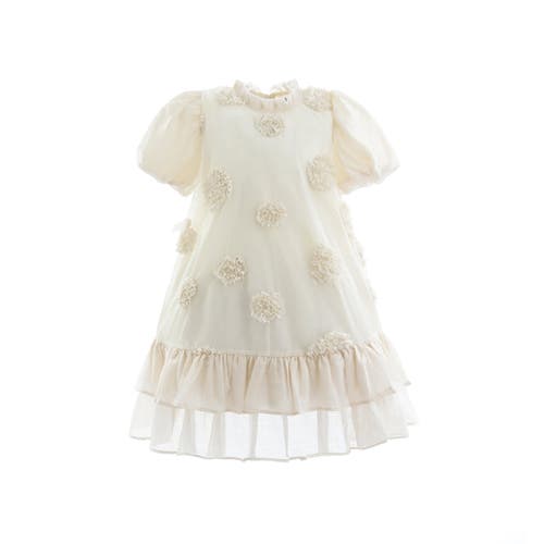 Sweet Cactus Floral Granada Dress In Neutral