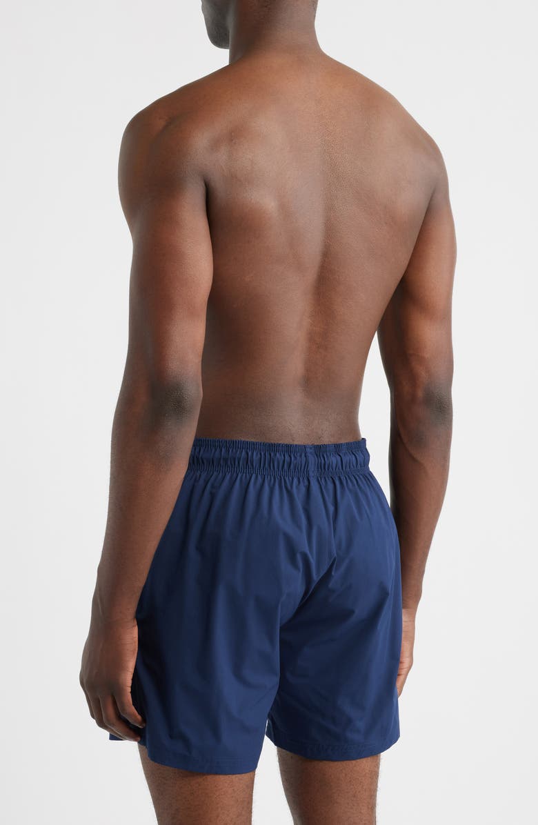 BOSS Shark Swim Trunks, Alternate, color, Navy