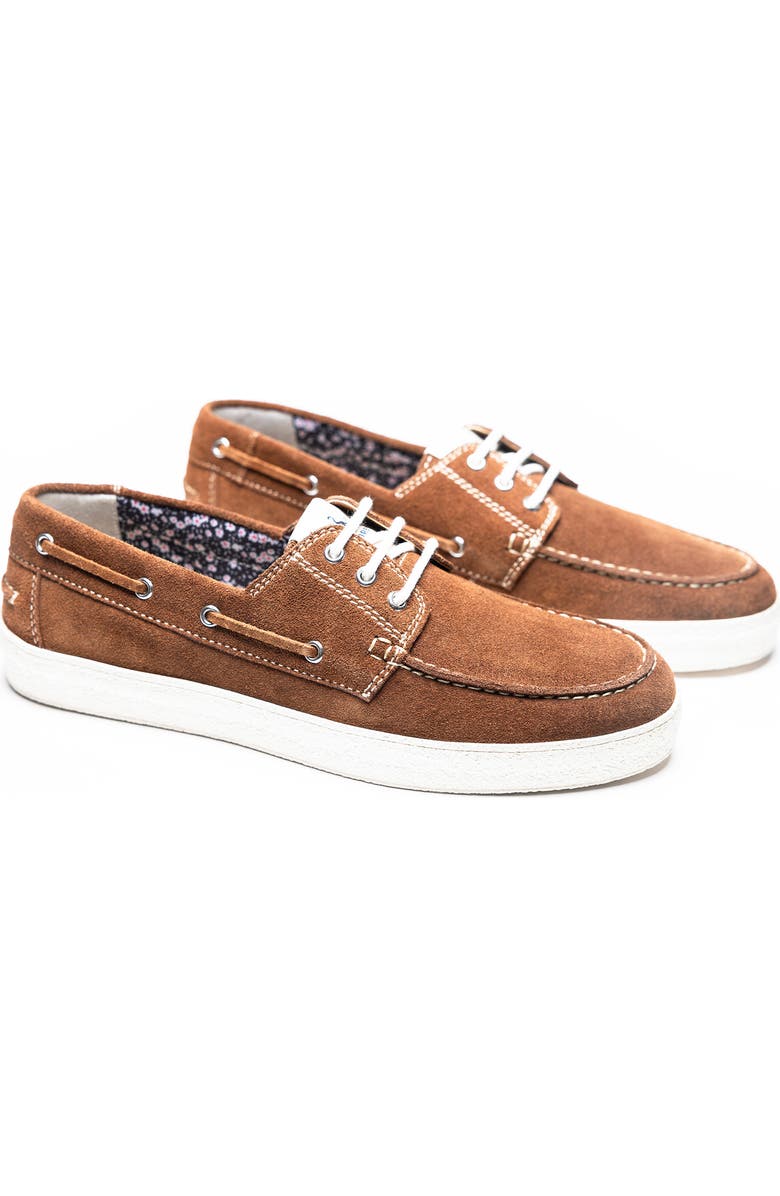 TailorByrd Starboard Boat Shoe, Main, color, Tan