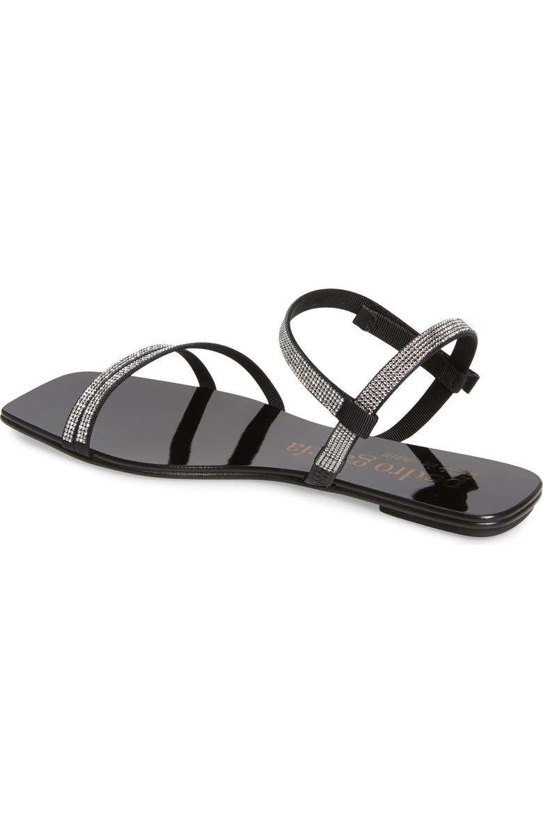 Pedro Garcia Kairi Crystal Embellished Flat Sandal, Alternate, color,