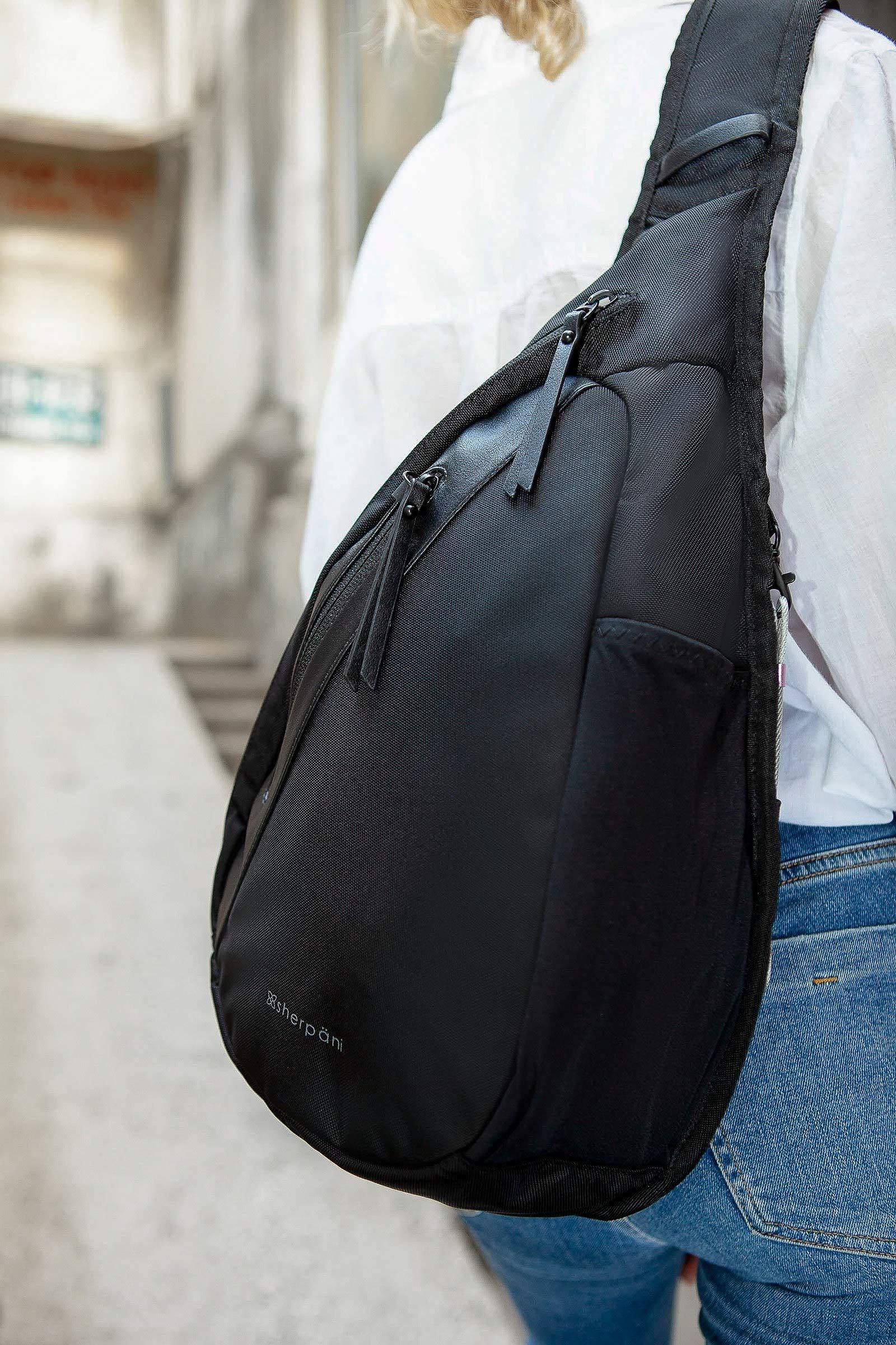 Sherpani Esprit Anti Theft RFID Protection Sling Bag, Fits 10'' Tablet, Carbon - Lite, Alternate, color, Carbon