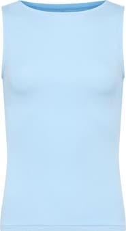 nuuds Slinky Boat Neck Rib Tank