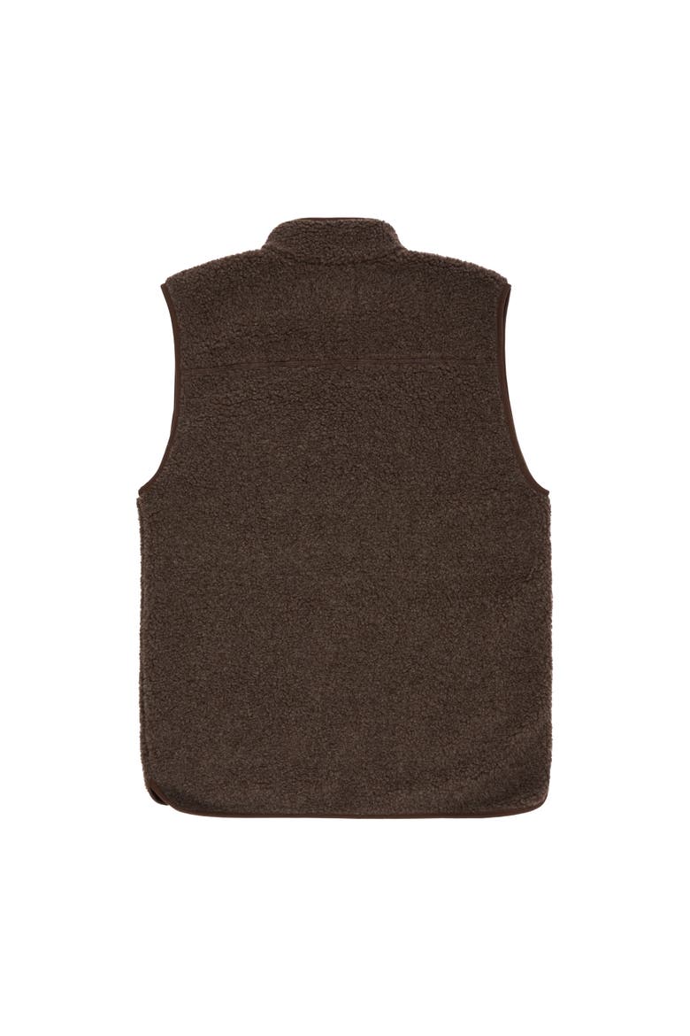 Heroes Wool Fleece Vest Mens, Alternate, color, Cowboy