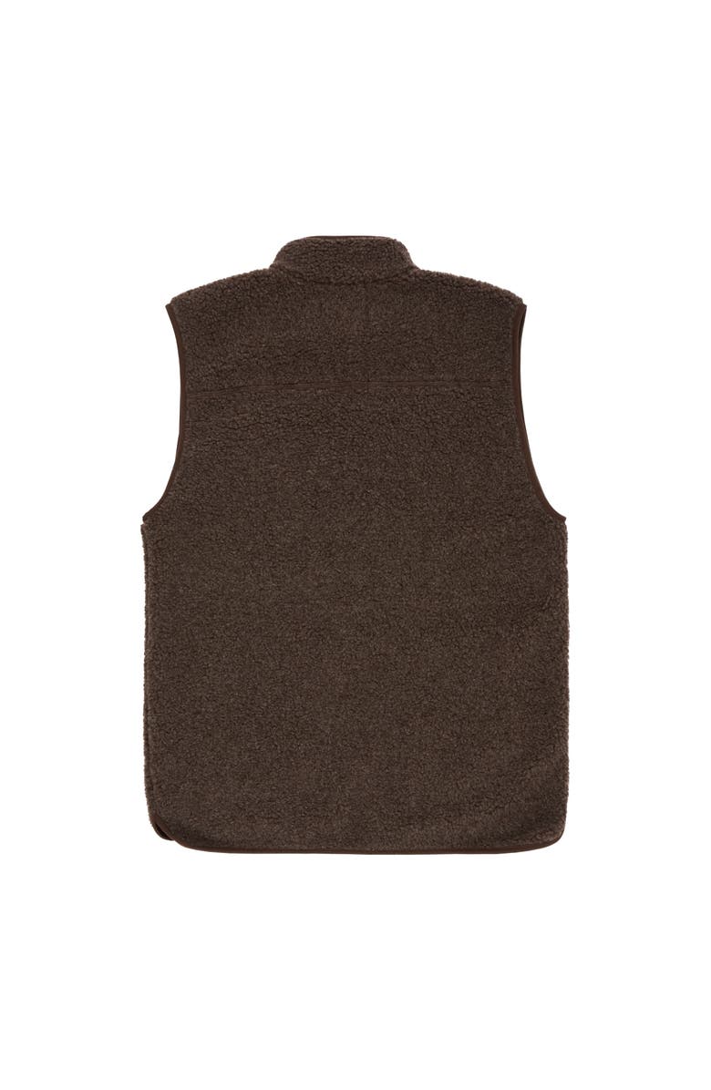 Amundsen Heroes Wool Fleece Vest Mens, Alternate, color, Cowboy
