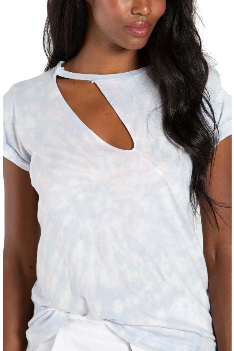 Dash Deconstructed T-Shirt, Alternate, color, MORNING DEW TIE DYE