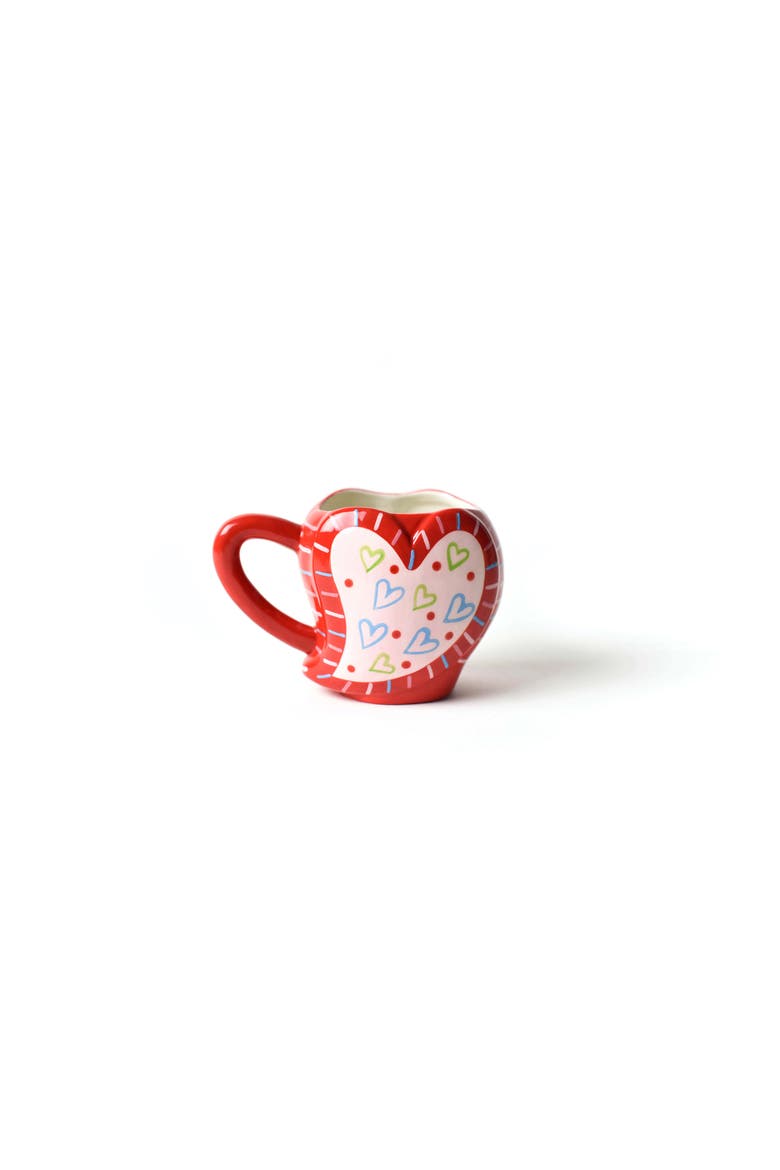 Heart Shaped Mug, Main, color, Pink