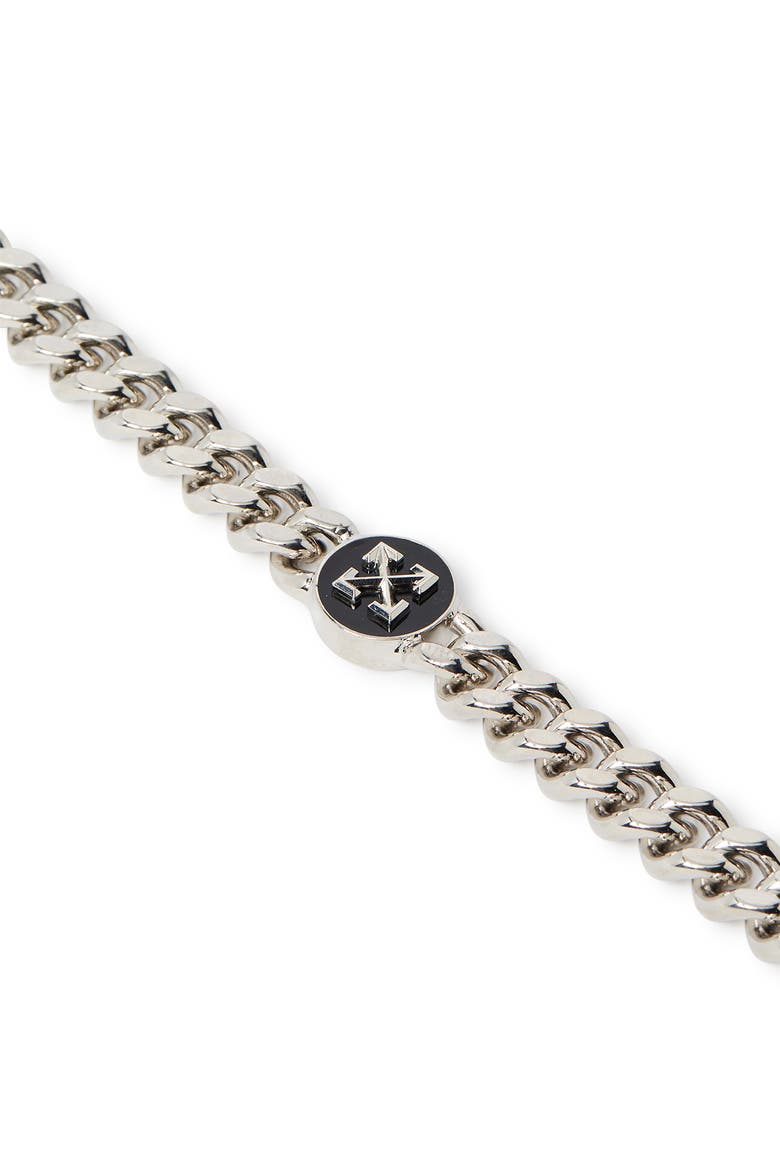 Men's Round Arrow Bracelet, Alternate, color, Silver