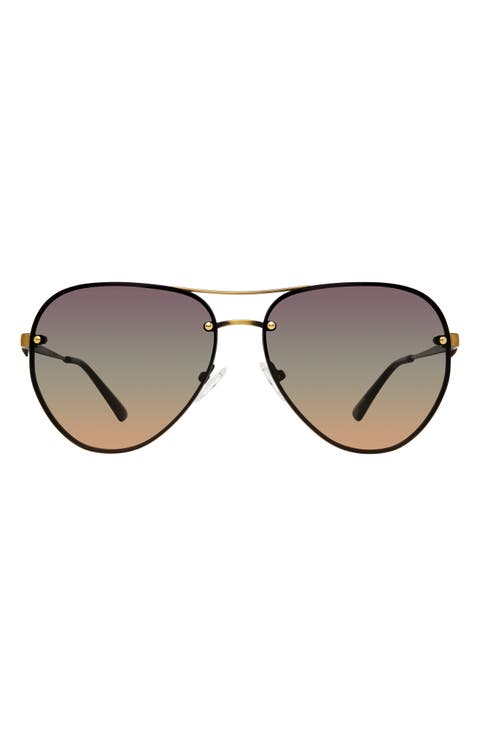 Shoreditch 60mm Rimless Aviator Sunglasses