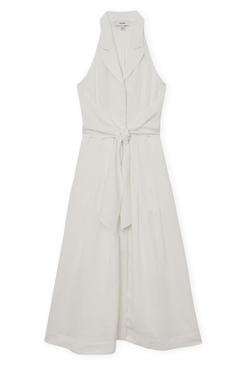 Tor Tie Waist Sleeveless Maxi Dress, Alternate, color, IVORY