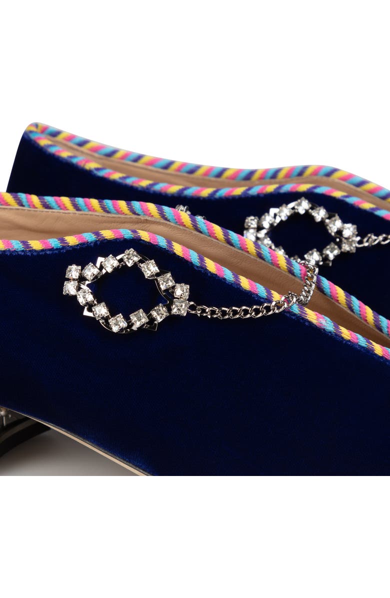 AIMEE ANN LOU Iris Slip-on Oxford in Velvet, Alternate, color,