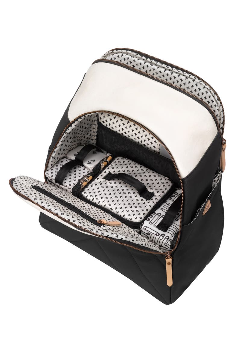 Inter-Mix Slope Diaper Backpack, Alternate, color, BIRCH BLACK