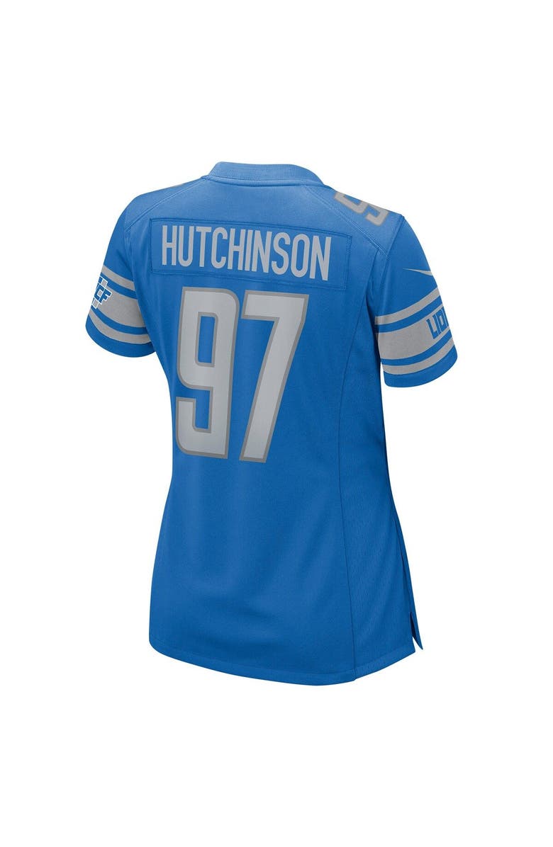 Nike Women's Nike Aidan Hutchinson Blue Detroit Lions Game Jersey, Alternate, color, 