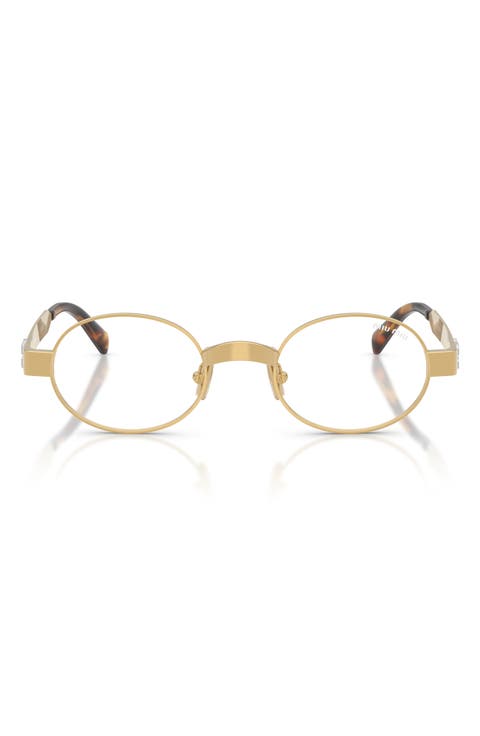 47mm Small Oval Sunglasses