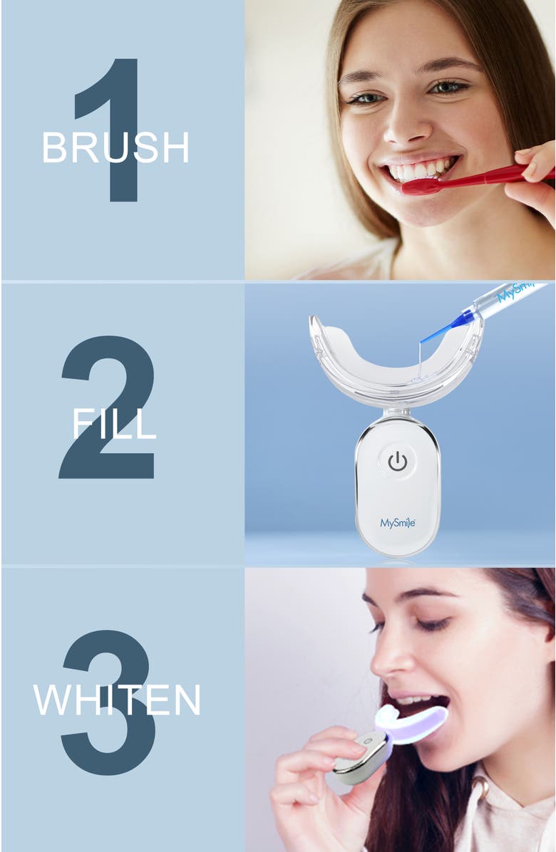 MySmile 28 LED Teeth Whitening Accelerator Light, Alternate, color, Deep Blue
