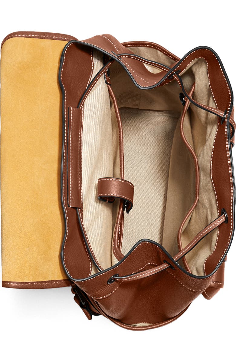 COACH Carriage Leather Backpack, Alternate, color,