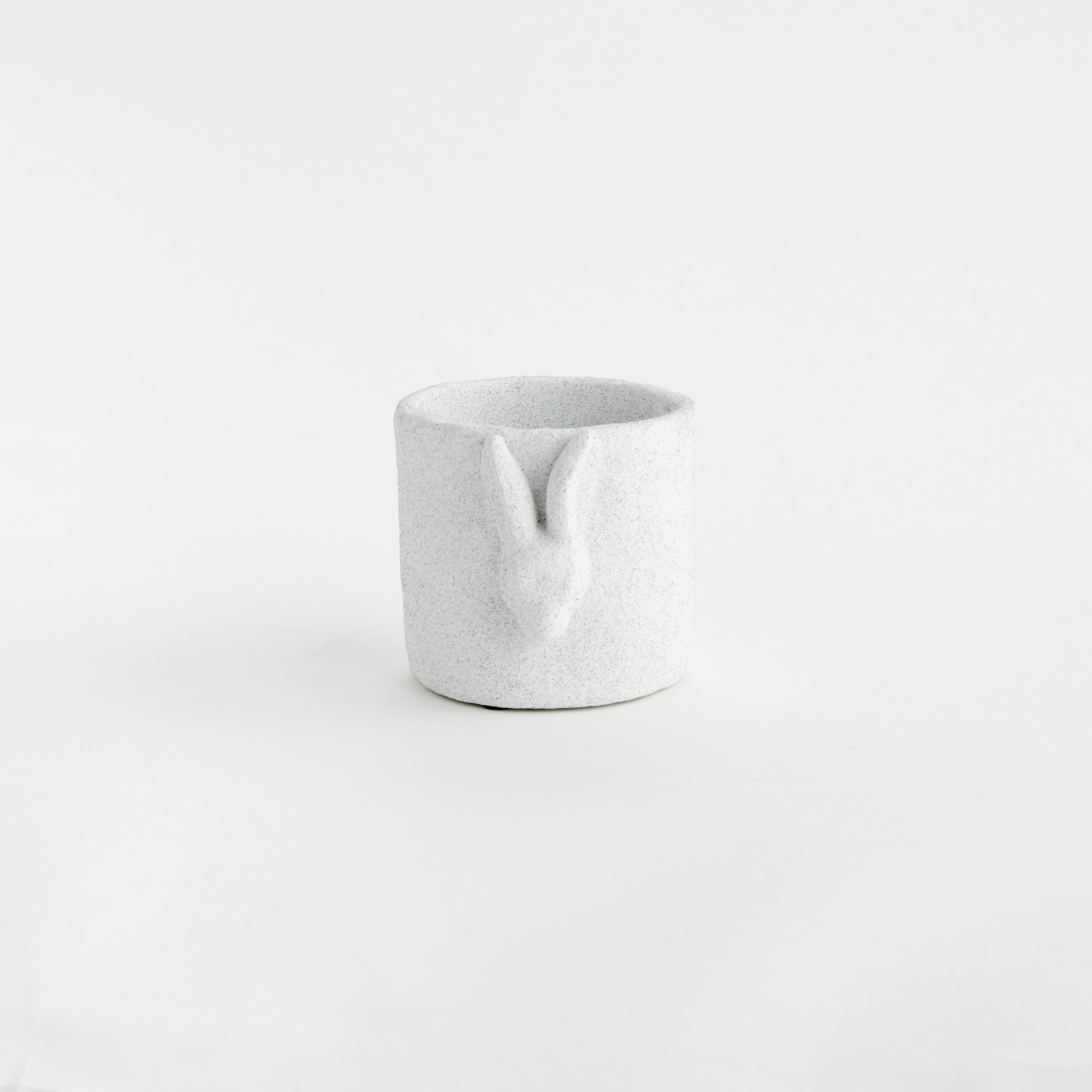 Napa Home & Garden Rabbit Small White Concrete Relief Pot | Nordstrom