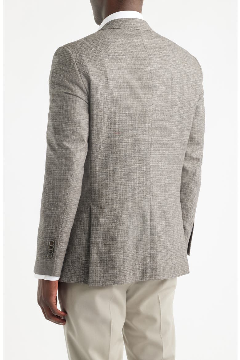 Hyperlight Soft Brown Wool & Silk Blend Sport Coat, Alternate, color, BROWN