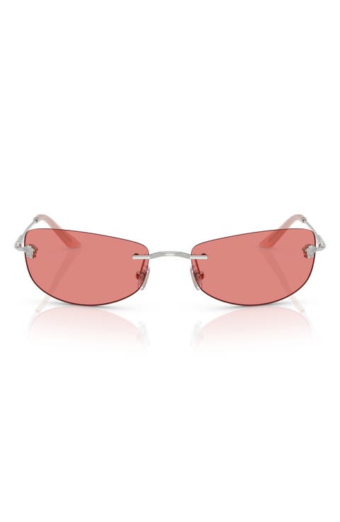 60mm Rectangular Sunglasses