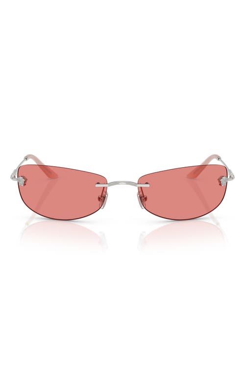Versace Man Sunglass Ve2279 In Silver/rose