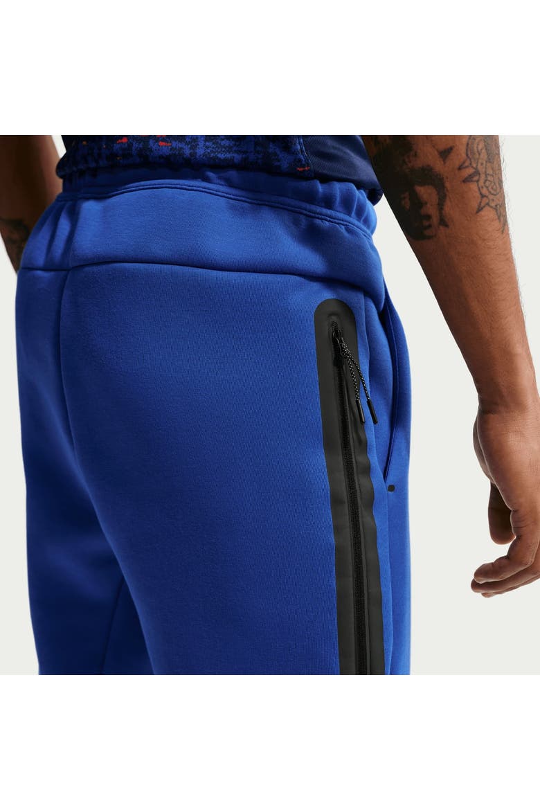 Men's Nike Blue France National Team Tech Fleece Joggers, Alternate, color, Blue