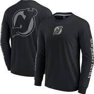 FANATICS Men's Fanatics Black New Jersey Devils Elements Strive Long Sleeve T-Shirt