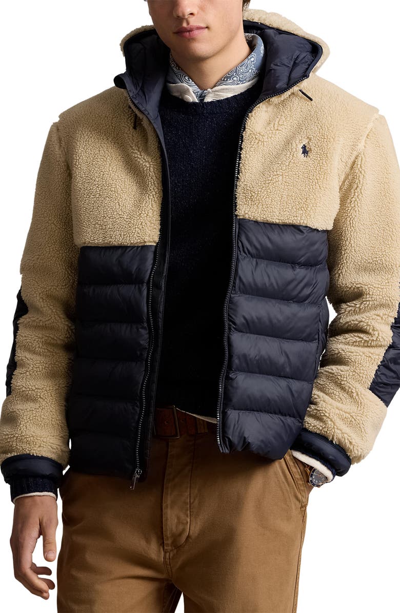 Polo Ralph Lauren Mixed Media Insulated Jacket, Main, color,