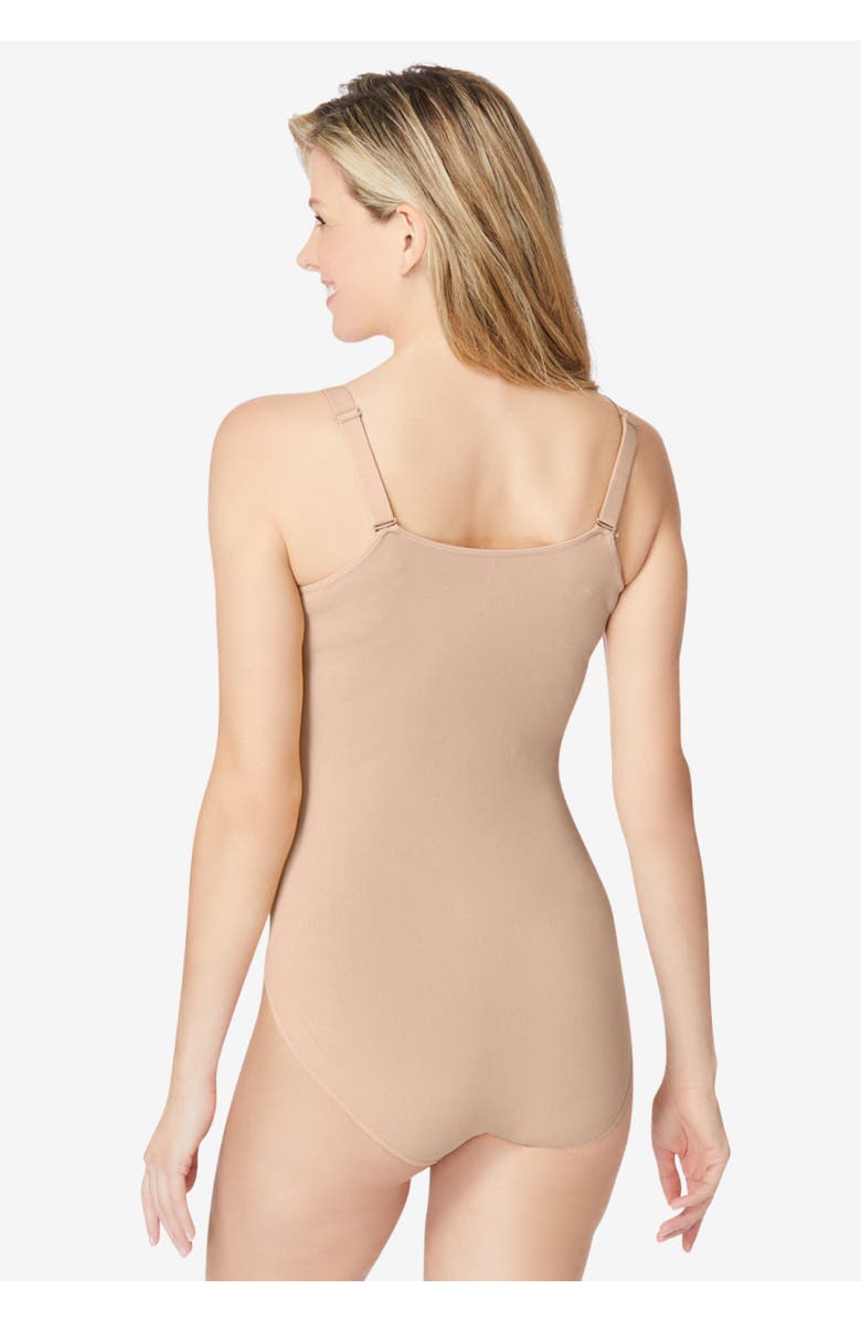 Secret Solutions Instant Shaper Medium Control Seamless Bodysuit, Alternate, color, Black