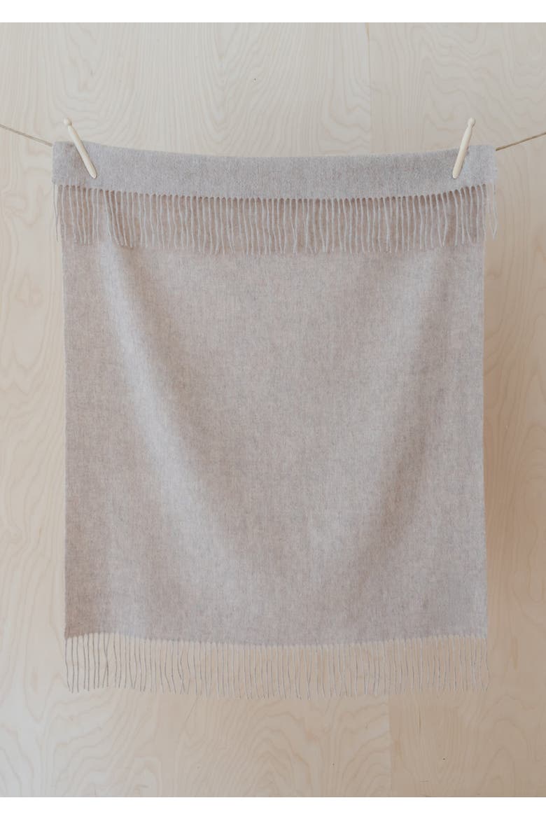 Lamsbwool Baby Blanket, Alternate, color, Oatmeal Melange