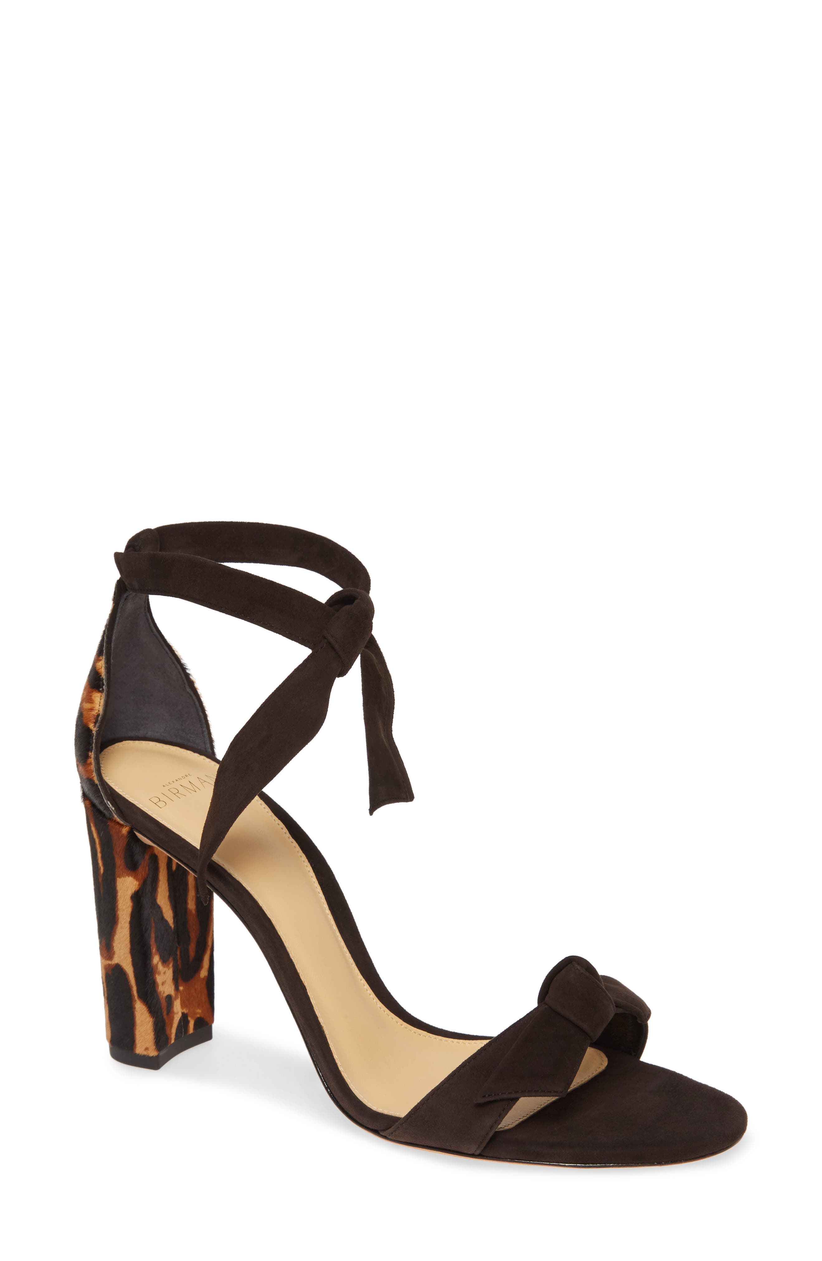 Alexandre Birman Clarita Genuine Calf Hair Ankle Strap Sandal, Main, color, 