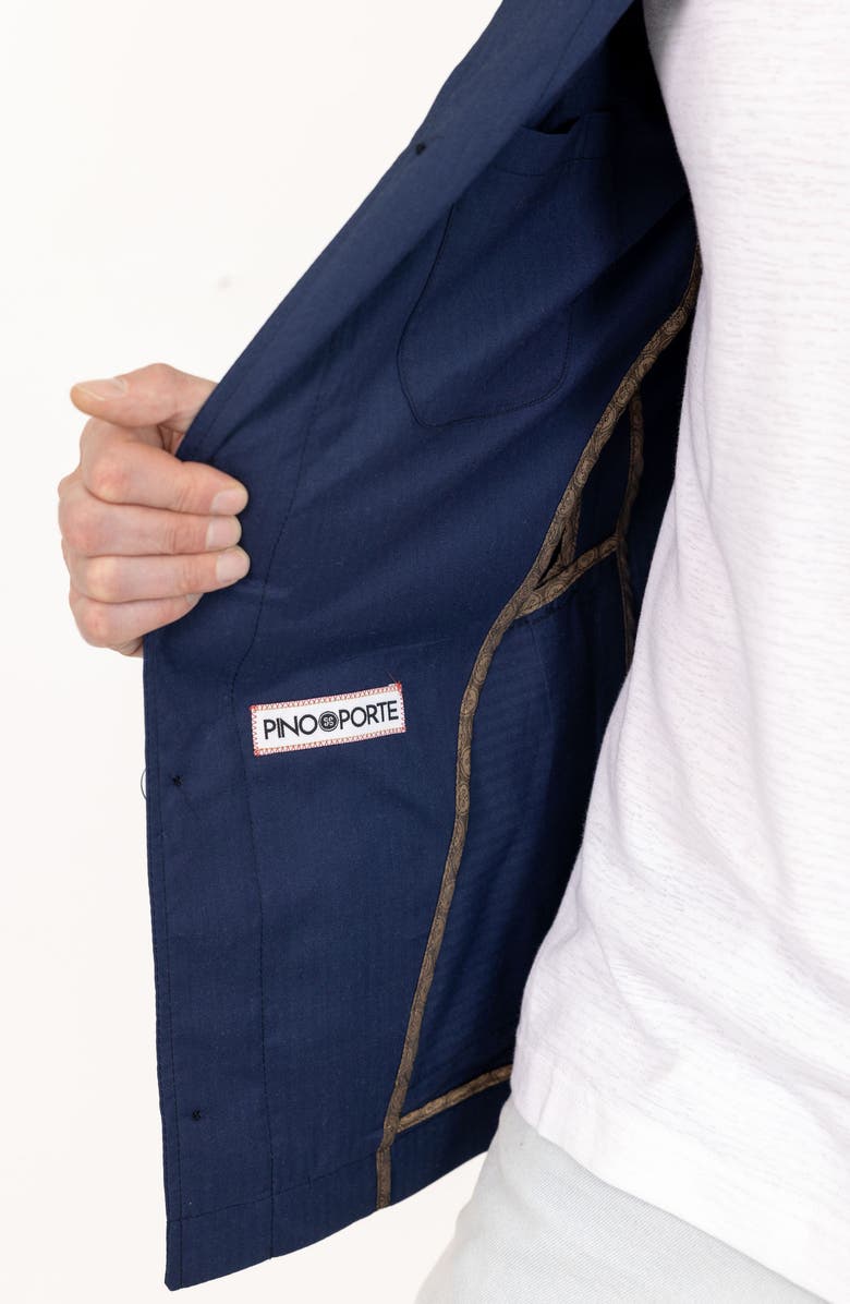PINO BY PINOPORTE Navy Solid Wool Sport Coat, Alternate, color, 