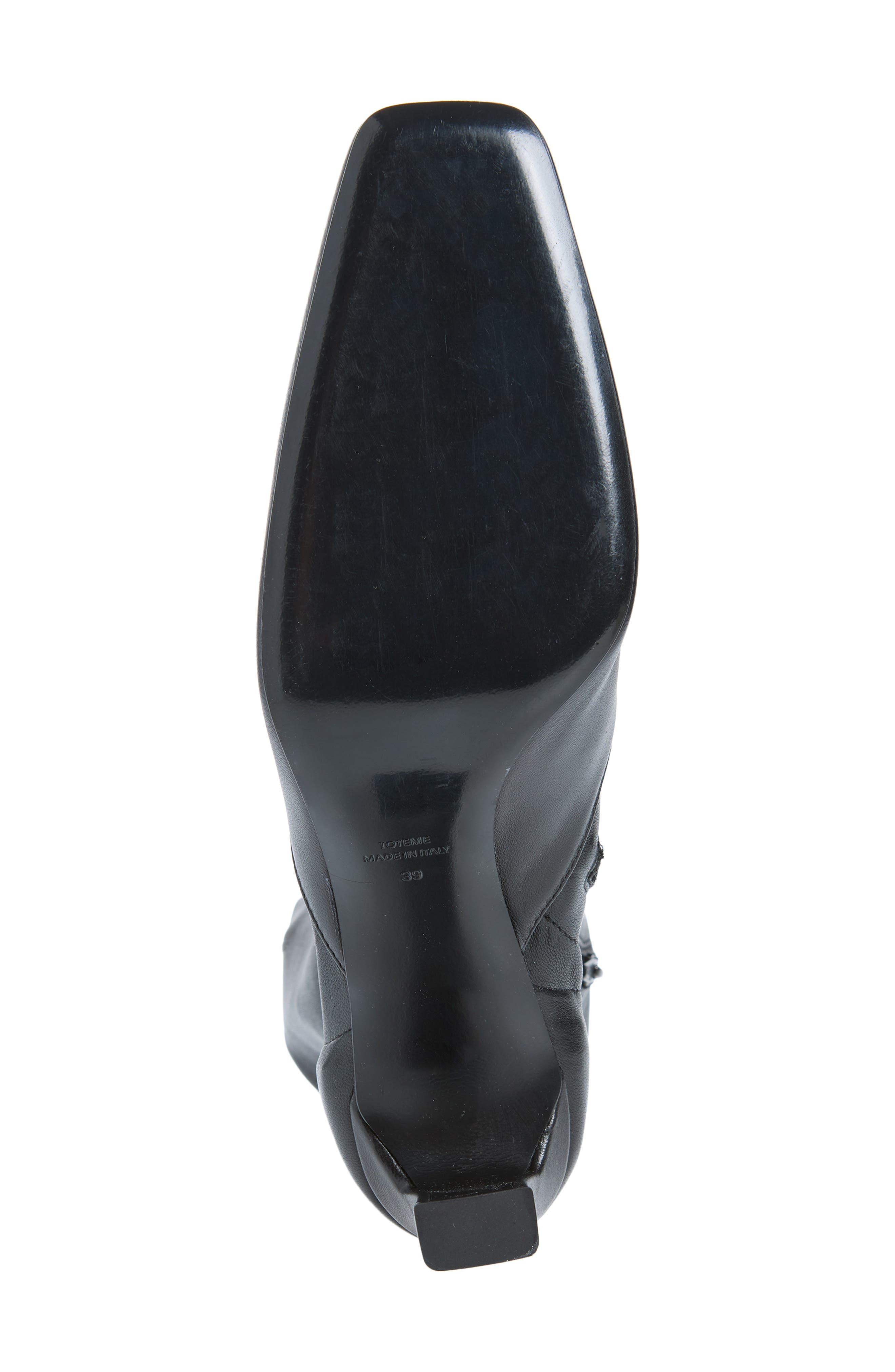 Leather Over the Knee Boot, Alternate, color, BLACK