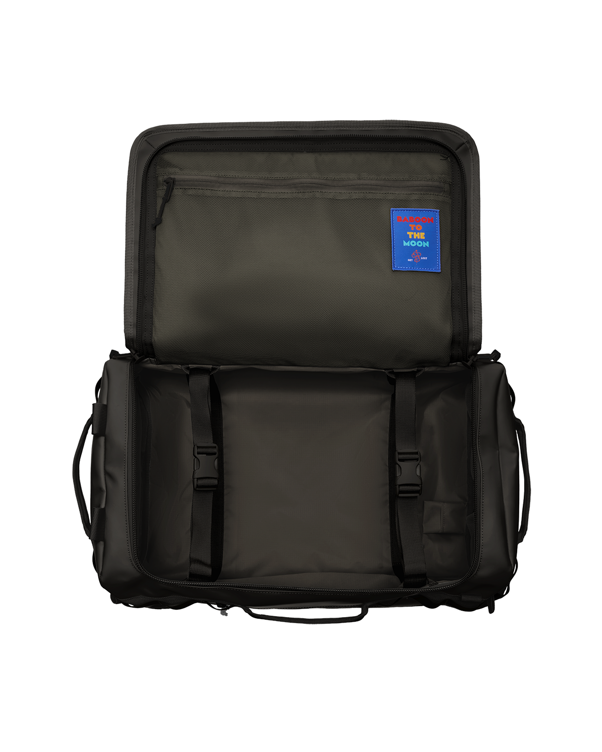 Baboon to the Moon New Go-Bag Duffle Small 40L, Alternate, color, Black