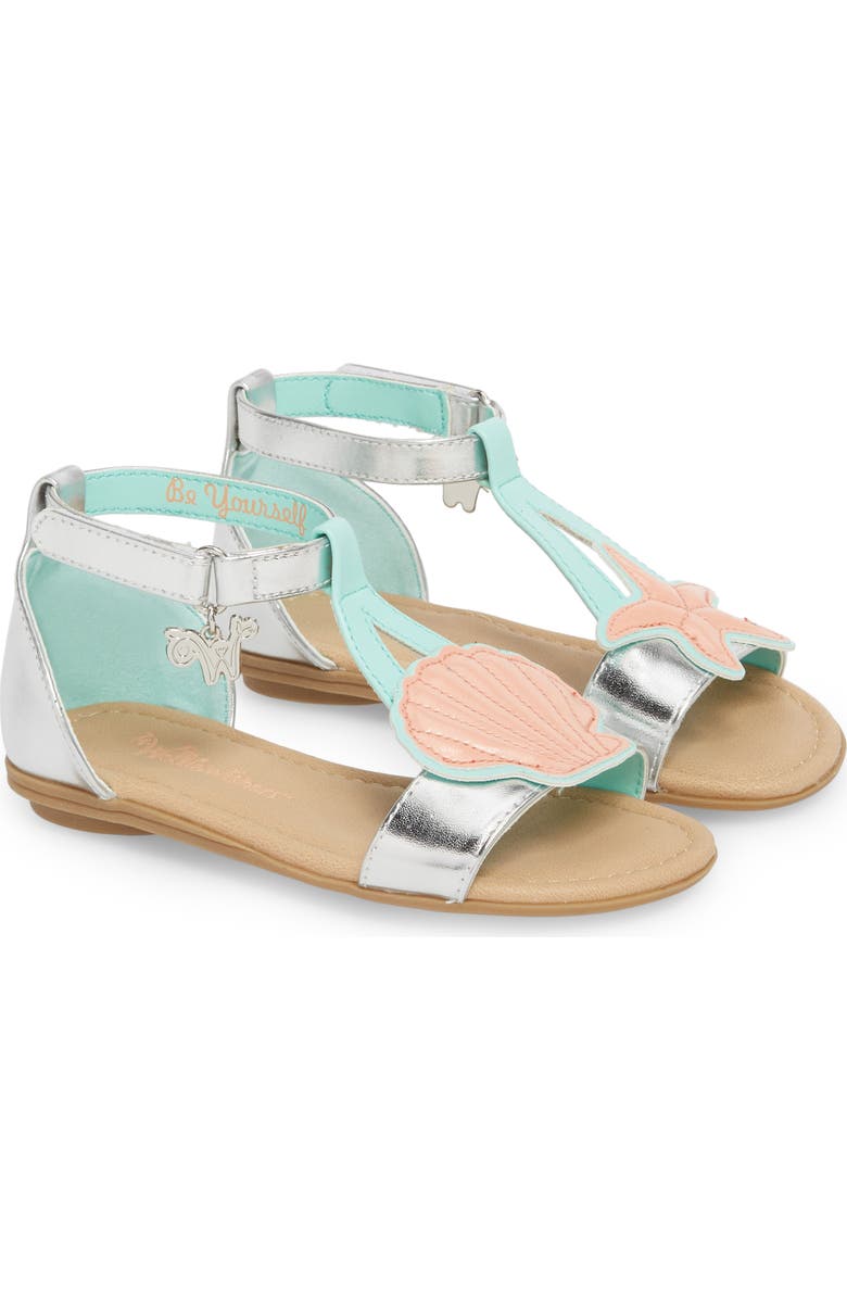 WellieWishers from American Girl Camille Shell Sandal, Alternate, color,
