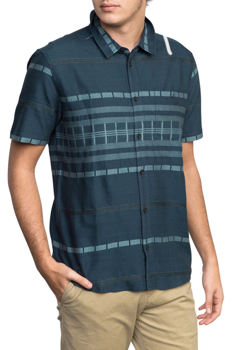 Krazy Kat Woven Shirt, Alternate, color, CLASSIC INDIGO