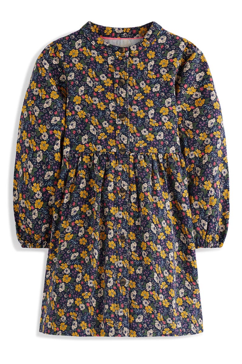 Kids' Betsy Puff Sleeve Dress, Main, color, NAVY FLORAL