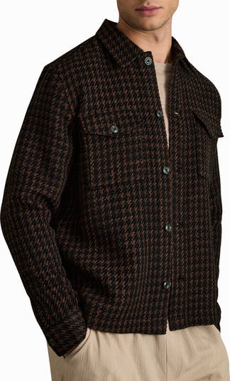 Reiss Kirk Houndstooth Shirt Jacket | Nordstrom Reiss Kirk Houndstooth Shirt Jacket | Nordstrom