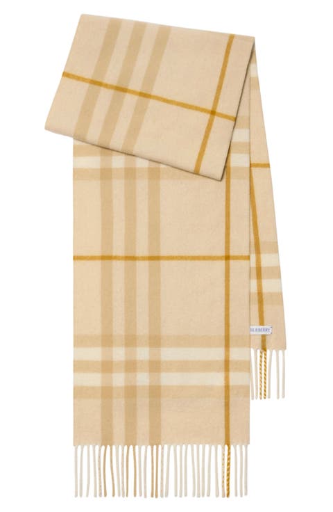 Giant Check Cashmere Scarf