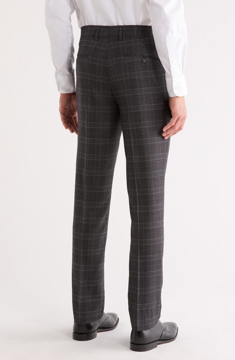 Tahari Slim Fit Dress Pants, Alternate, color, Black