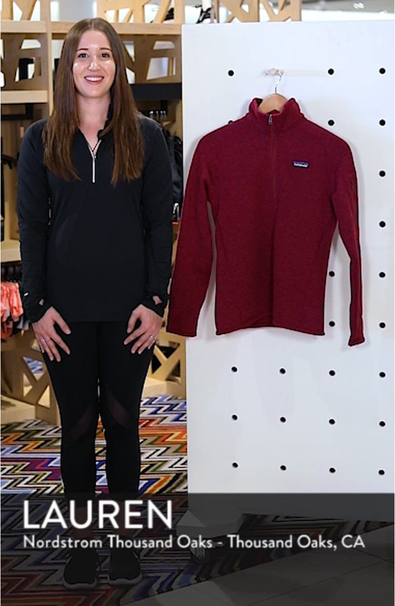 Better Sweater Quarter-Zip Fleece Pullover, sales video thumbnail
