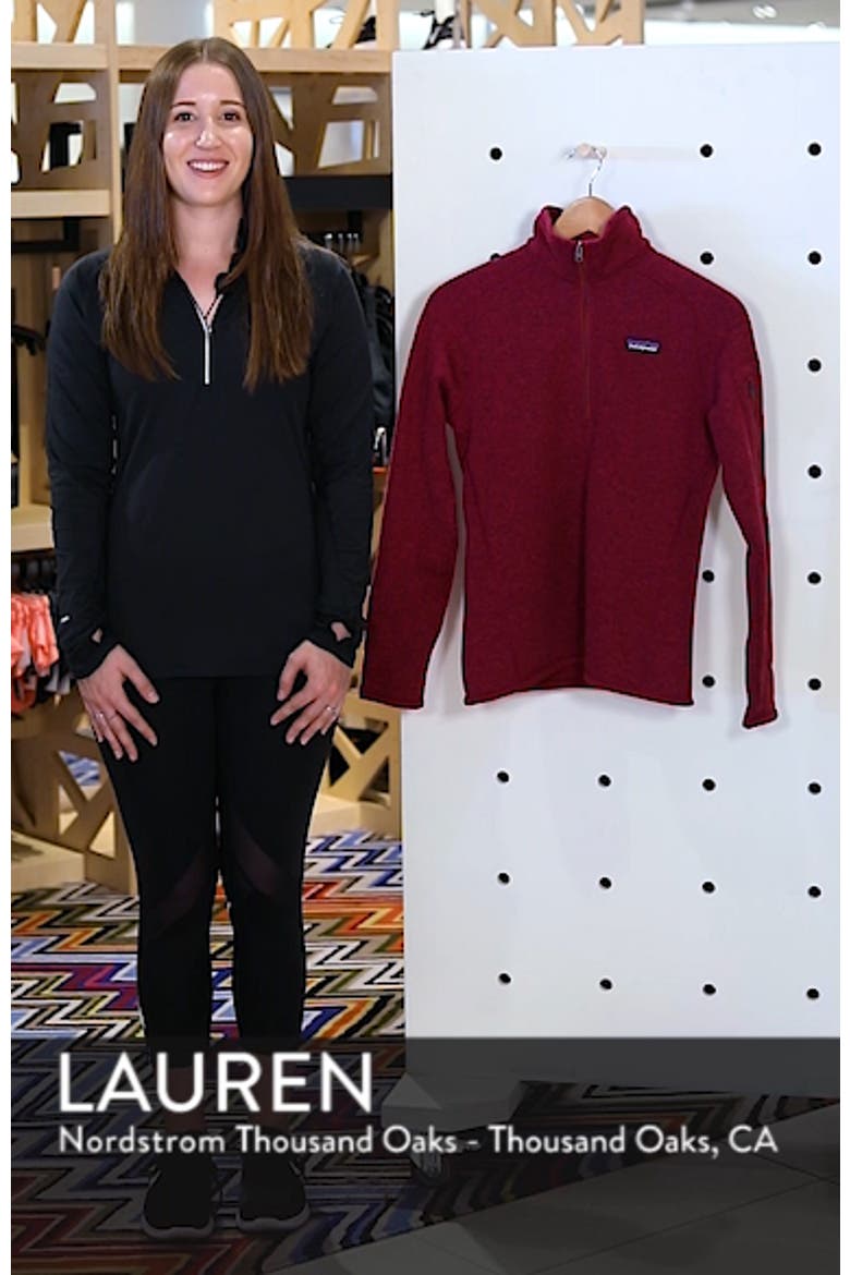 Better Sweater Quarter-Zip Fleece Pullover video