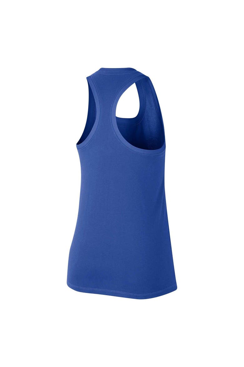 Women's Nike Royal Duke Blue Devils Modern Circle Racerback Tank Top, Alternate, color, Royal
