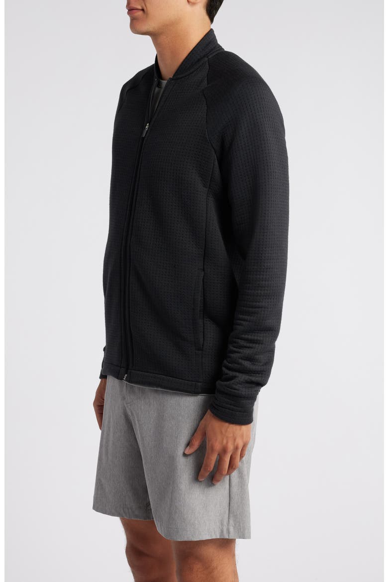 Power Up Quilted Jacket, Alternate, color, BLACK