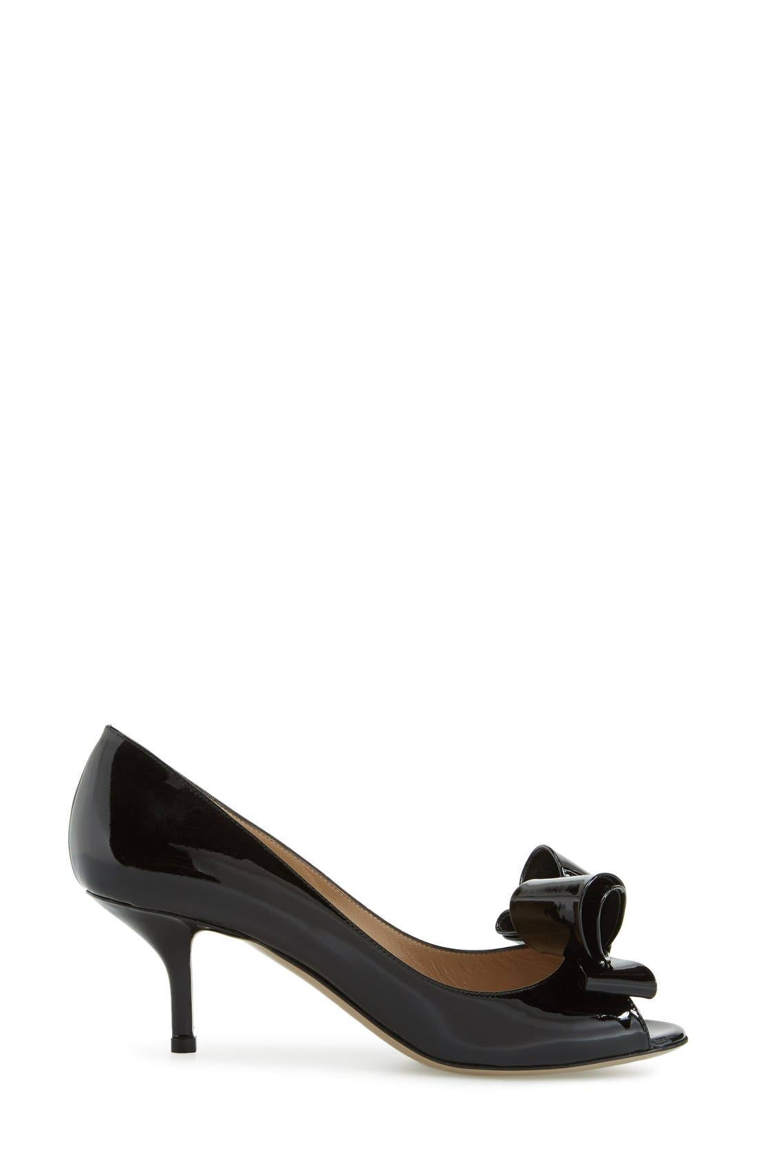 Valentino Garavani Couture Bow Pump, Alternate, color, 