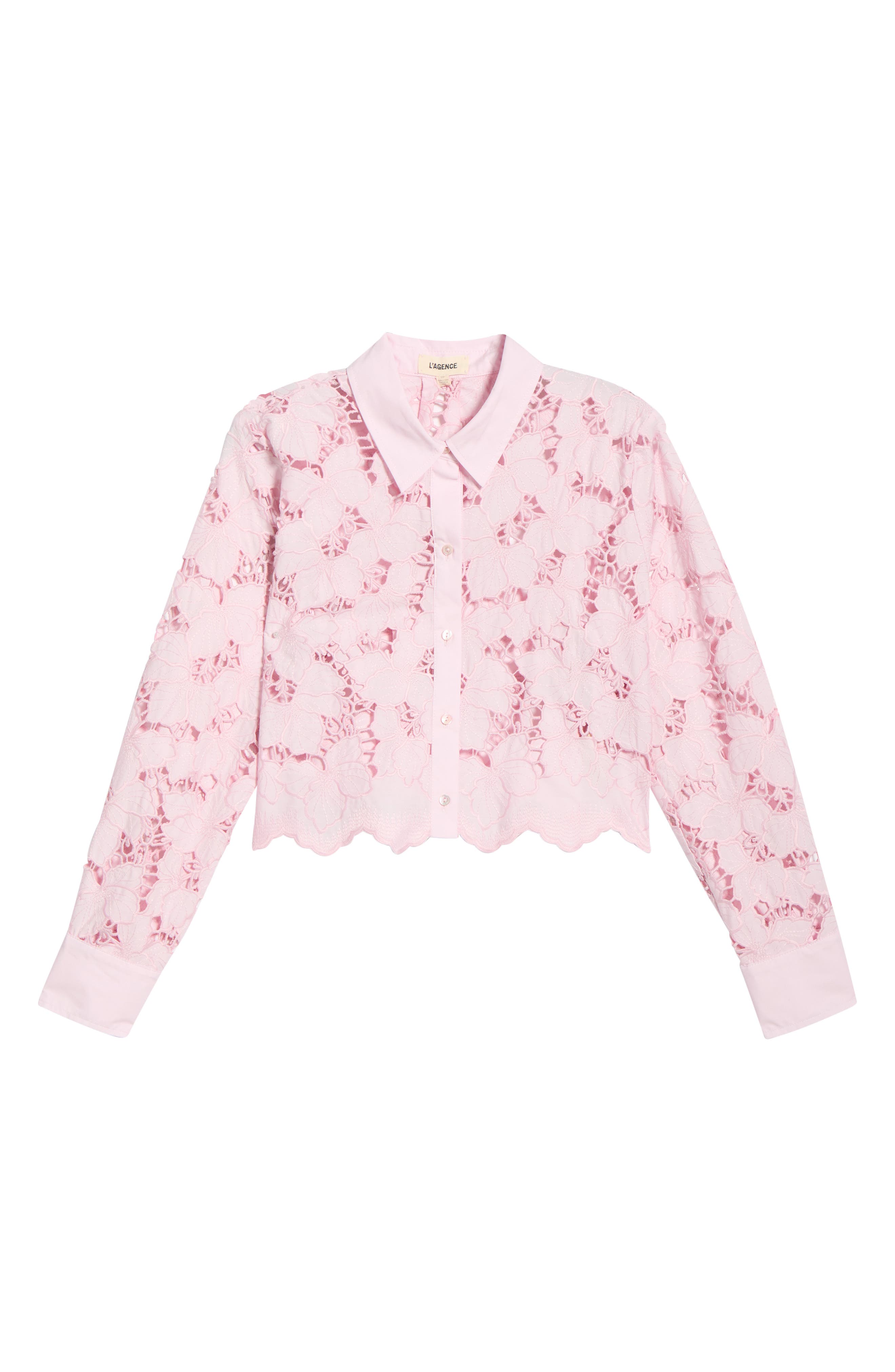 Seychelle Cutwork Crop Shirt - image 3