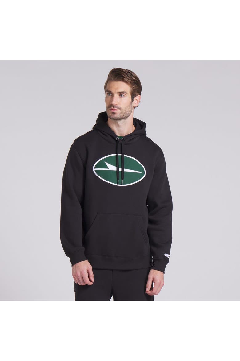 Men's Fanatics  Black New York Jets Legacy Fleece Pullover Hoodie, Alternate, color, Black